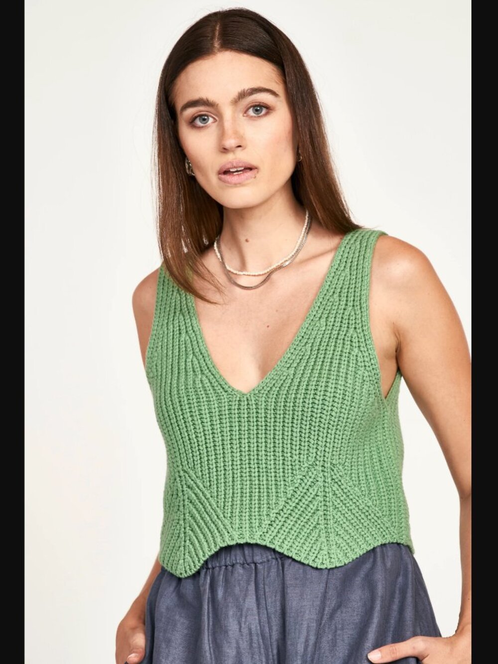 Mirth Arles knit sweater top - size S